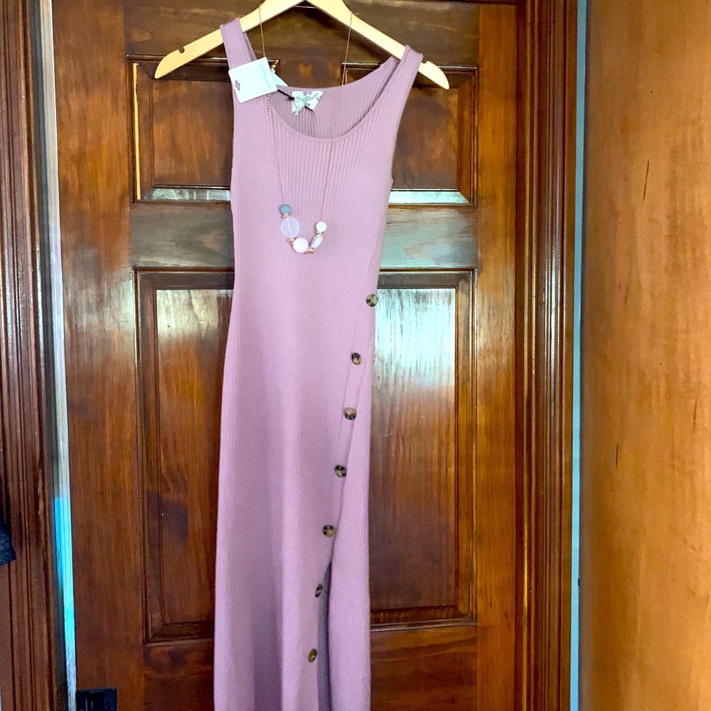 Hippie Rose Sweater Tank Dress